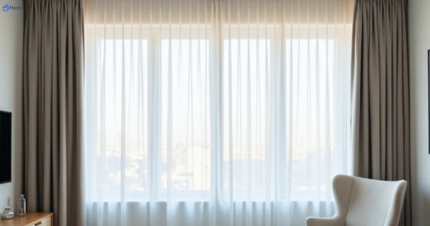 Freshly steam cleaned curtains in blackburn-vic QLD